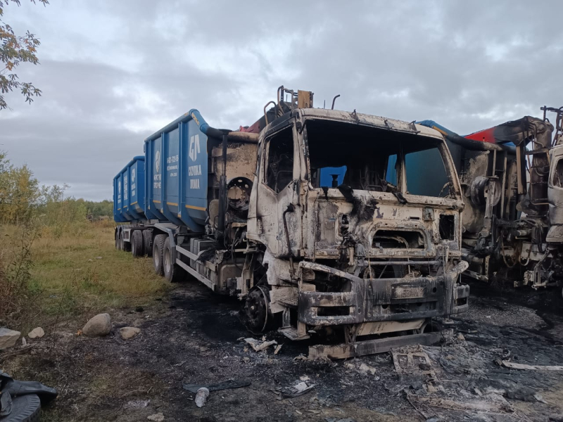 Who is behind the arson of special equipment worth 130 million